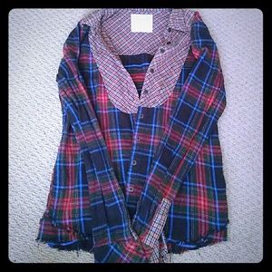 Flannel button down